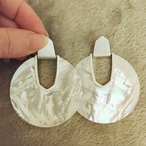 Kendra Scott MOP earrings signed